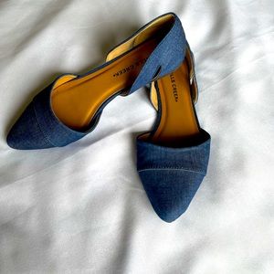 Falls Creek “Dana” denim flats, size 8